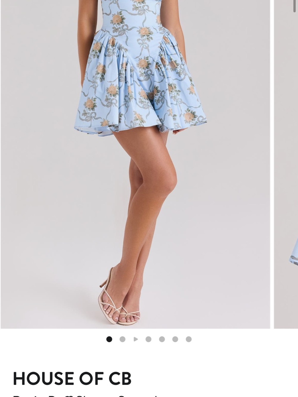 Rosie Puff Sleeve Stretch
Cotton Mini Sundress - Picture 4 of 8